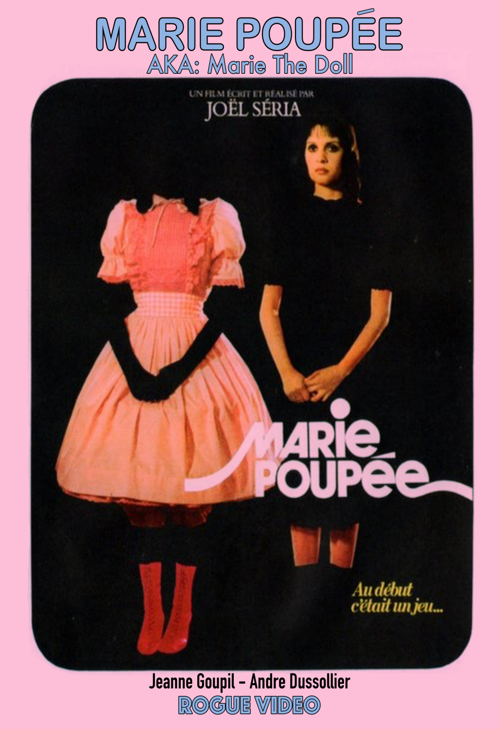 ROGUE VIDEO - rare horror DVDs - cult films & fiction "MARIE POUPEE" (1976)