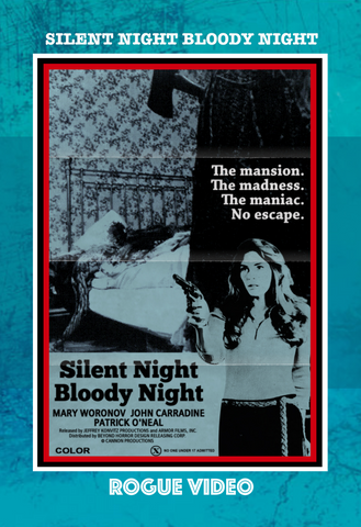 ROGUE VIDEO - rare horror DVDs - cult films & fiction "SILENT NIGHT, BLOODY NIGHT" (1972)