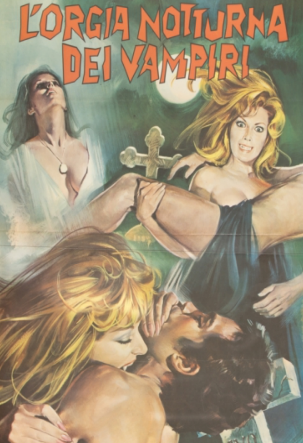ROGUE VIDEO - rare horror DVDs - cult films & fiction "THE VAMPIRES NIGHT ORGY" (1972)